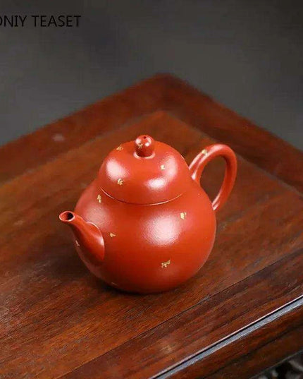 Elegant 120ml Authentic Yixing Purple Clay Teapot - Handcrafted Travel Tea Set