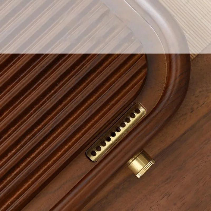 Elegant Bamboo Tea Tray with Drainage for Traditional Kung Fu Ceremony