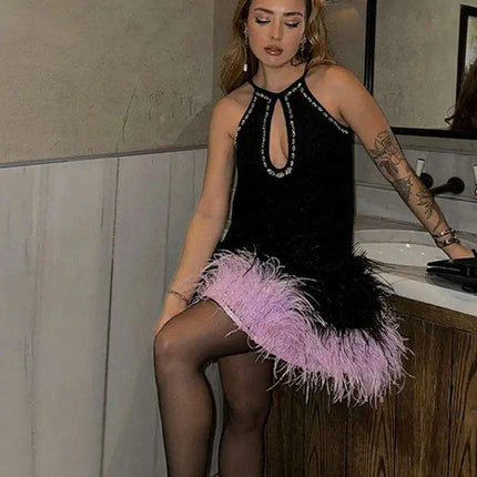 Glistening Sequin Mini Dress - Ideal for Chic Evening Events