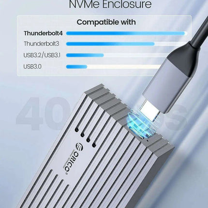 Next-Gen USB4 NVMe M.2 SSD Enclosure - Unleash Lightning-Fast Data Transfers