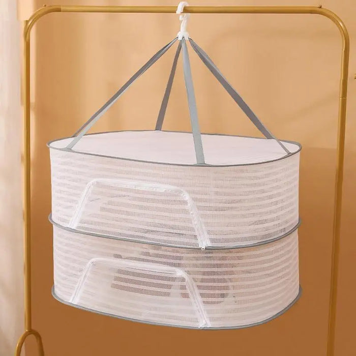 Foldable Mesh Steel Wire Drying Rack for Quick Drying