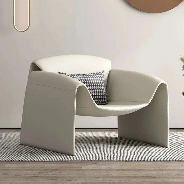 Scandinavian Serenity Space-Saving Luxury Lounge Chair