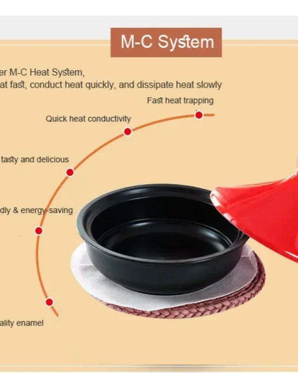 Authentic Japanese Ceramic Tagine Pot - Versatile Cooking Essential