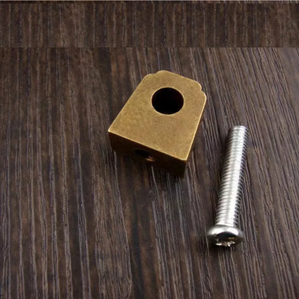 Furniture Fittings Vintage Brass Lock Head Copper Head Lock Head Buckl