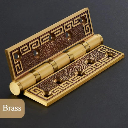 Pattern Brass Wooden Door Swing Hinge Bearing Hinge 4 5 6 Inches Thickened Loose Leaf High - Quality Durable for Doors pattern-brass-wooden-door-swing-hinge-bearing-hinge-4-5-6-inches-thickened-loose-leaf-high-quality-durable-for-doors