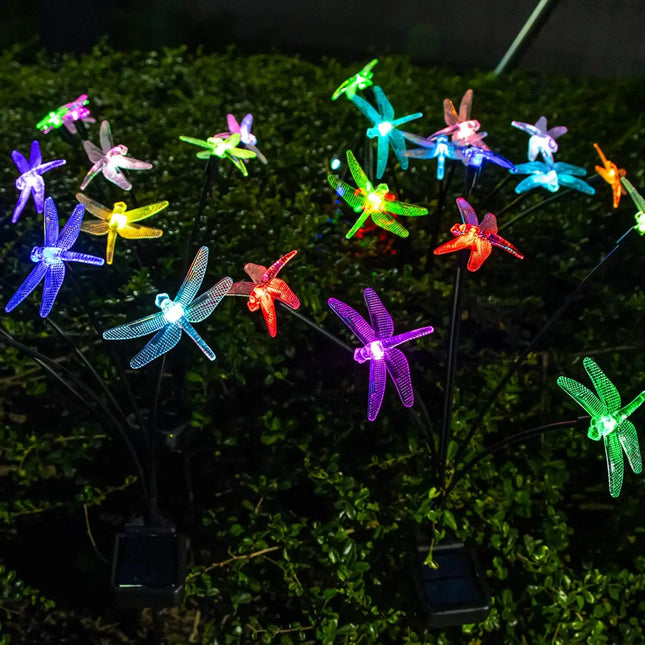 Garden Solar Dragonfly Lights Outdoor 6LED Decor Light Waterproof Stake Lights For Yard Pathway Patio garden-solar-dragonfly-lights-outdoor-6led-decor-light-waterproof-stake-lights-for-yard-pathway-patio