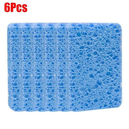 Vibrant Double-Sided Reusable Cleaning Sponges for Kitchen & Home – Choose from 1, 2, or 6 Pack Options