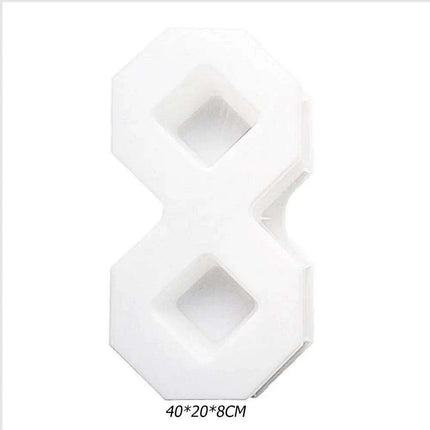 DIY Plastic Paving Mold for Garden Pathways - Heavy-Duty Cement Stepping Stone Maker