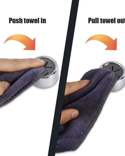 Efficient Home Organization Solution: Towel and Dishcloth Holder Set for Easy Storage