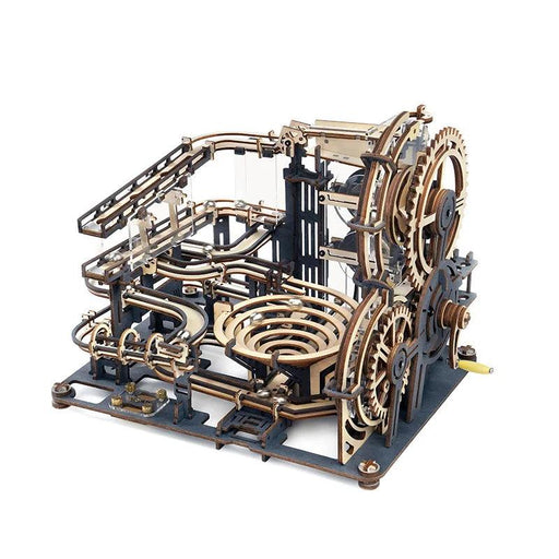 Marble Maze Masterpiece: Premium Wooden Construction Kit for Unlimited Creativity