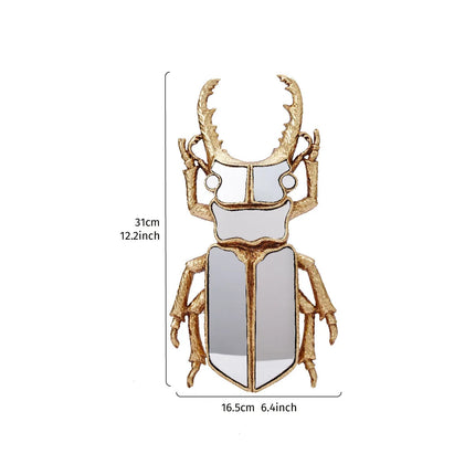 Shop1105754556 Gold Resin Hornet Wall Decoration - Unique Home Decor C