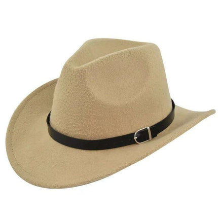 Stylish Unisex Felt Fedora - Winter & Autumn Cowboy Hat for All Occasions