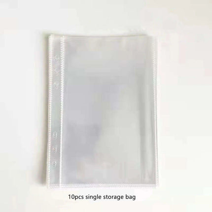 Adorable A5 Kawaii Biscuit Bear Photocard Organizer with Protective Dust Cover for Kpop Enthusiasts