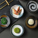 Japanese Elevated Ceramic Snack Plate Set
