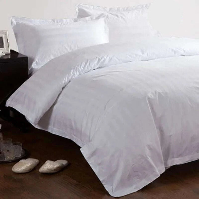 Elegant Striped 100% Cotton Luxury Pillowcase for Ultimate Sleep Comfort