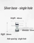 silver-single hole