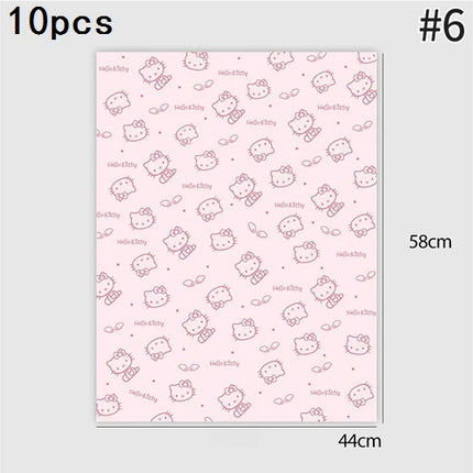 Gardenlife Store Hello Kitty Flower Bouquet Wrapping Paper & Ribbon Se