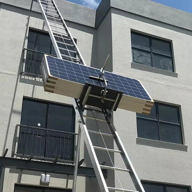 Precision Hardware Electric Self-Lifting Elevator for Roofing & Solar