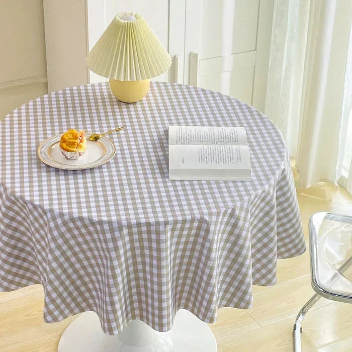 Velvet Tablecloth with Heartfelt Girl Pattern - Ideal for Student Desks and Photo Backgrounds