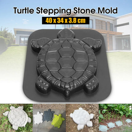Charm Hub Reusable Tortoise Concrete Mold - DIY Garden Stepping Stones