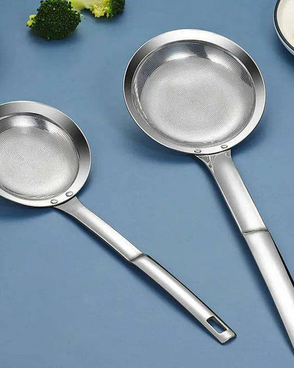 Precision Stainless Steel Skimmer Spoon for Effortless Cooking and Filtration