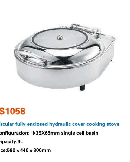 Sophisticated Hydraulic Stainless Steel Catering Chafing Dish Set for Upscale Events