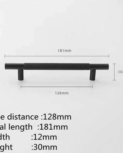 Sophisticated Black and Gold Aluminum Cabinet Hardware Collection