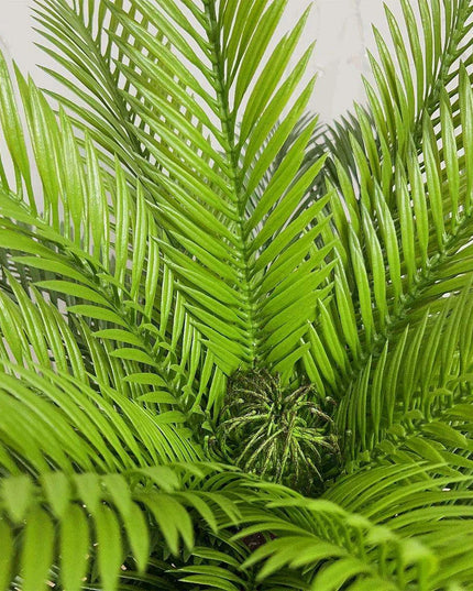 Lifelike Artificial Coconut Palm Tree with Elegant Planter - Ideal for Tropical Home and Garden Decor