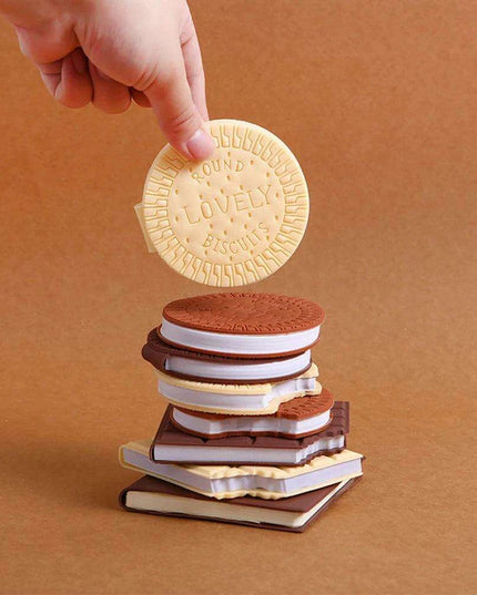 Chocolate Delight Scented Sticky Notes - Playful Memo Pad for Creative Inspiration