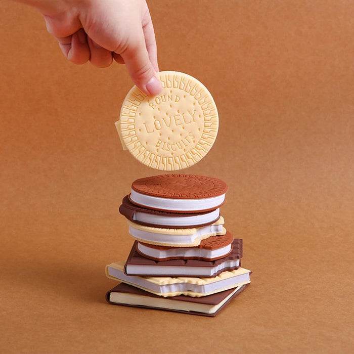 Chocolate Delight Scented Sticky Notes - Playful Memo Pad for Creative Inspiration
