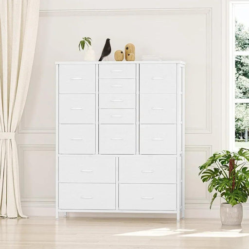 Elegant 15-Drawer Bedroom Chest with Drawer Organizers for Stylish Home Organization