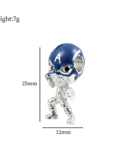 Marvel Superhero Charm Bracelet DIY Kit - Unleash Your Creativity with Avengers-Inspired Designs