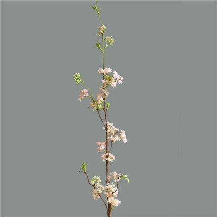 Chic White Faux Hoary Willow Blooms - Ideal for Home and Wedding Styling