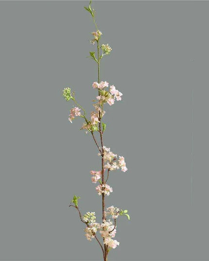 Chic White Faux Hoary Willow Blooms - Ideal for Home and Wedding Styling