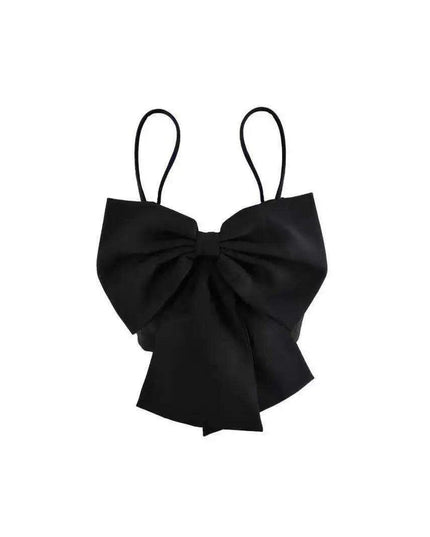 Trendy Y2K Bow-Accented Summer Top for Stylish Night Out Adventures