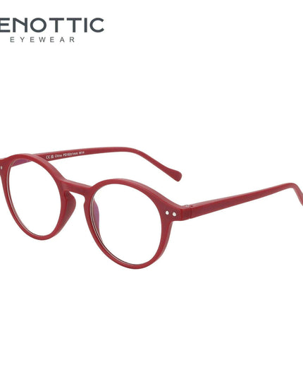 ZENOTTIC 2024 Retro Blue Light Blocking Reading Glasses - Chic Eyewear for Eye Protection and Better Sleep