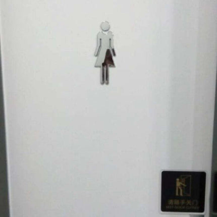 Chic Unisex Restroom Signage for Modern Bathroom Decor