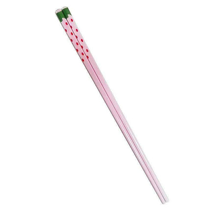 Sustainable Strawberry-Themed Ceramic Chopsticks - Stylish Non-Slip Utensils for Asian Dining