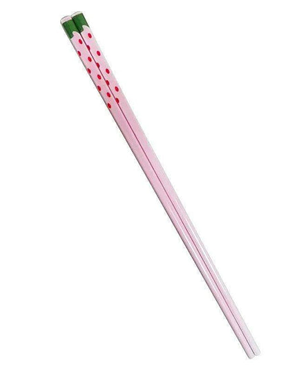 Sustainable Strawberry-Themed Ceramic Chopsticks - Stylish Non-Slip Utensils for Asian Dining