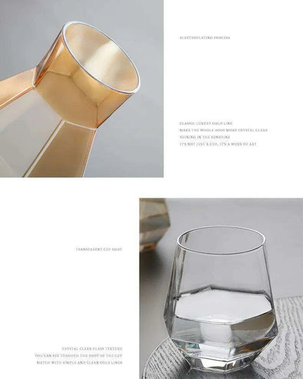 Elegant Diamond-Embossed Glass Kettle for All Beverage Types, 1.2L Capacity