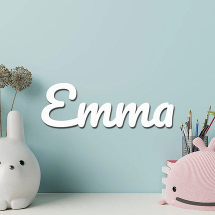 Personalized Wooden Name Sign – Custom Text Wall Decor