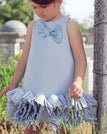 light blue dress / 2T(90)