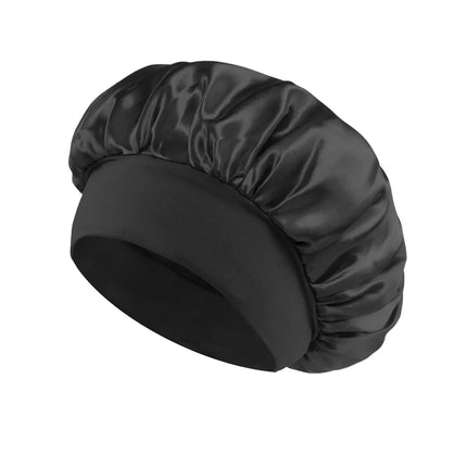 Women Satin Bonnet Hair Bonnet for Sleeping Hair Care Silk Bonnets Solid Wide-brimmed Sleeping Hat with Elastic Soft Band women-satin-bonnet-hair-bonnet-for-sleeping-hair-care-silk-bonnets-solid-wide-brimmed-sleeping-hat-with-elastic-soft-band