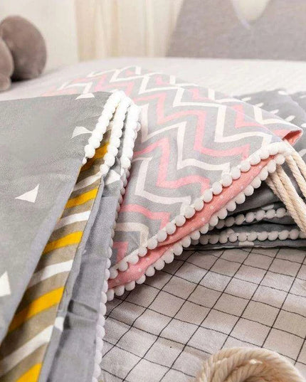 Cozy Cotton Kids' Hanging Hammock Swing - Trendy Indoor-Outdoor Chair