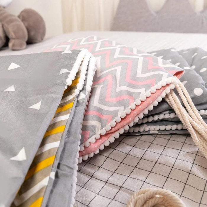 Cozy Cotton Kids' Hanging Hammock Swing - Trendy Indoor-Outdoor Chair
