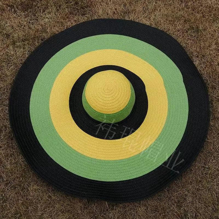 Extra-Wide 25cm Brim Floppy Straw Sun Hat for Women - UV Protection, Travel-Friendly Summer Essential - Wholesale Options Available