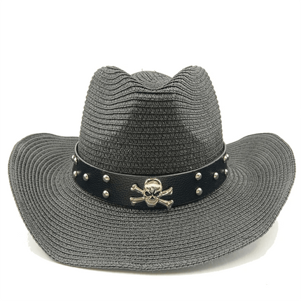 Vintage-Inspired Thick Straw Cowboy Hat