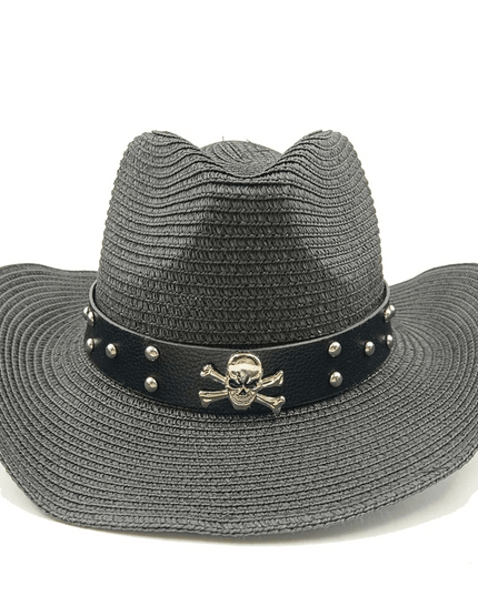Vintage-Inspired Thick Straw Cowboy Hat
