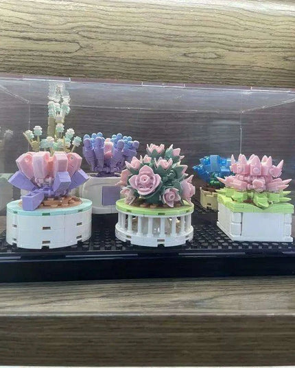 Acrylic Display Case for Building Block Figures with Dust Protection