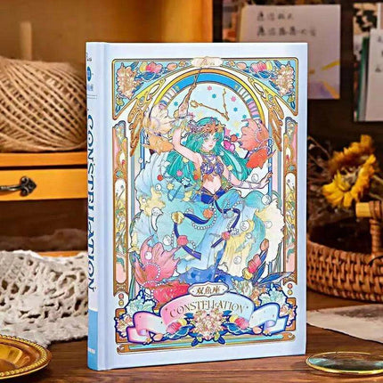 Stellar Whimsy Hardcover Journal – Colorful, Inspiring, and Imaginative Notebook